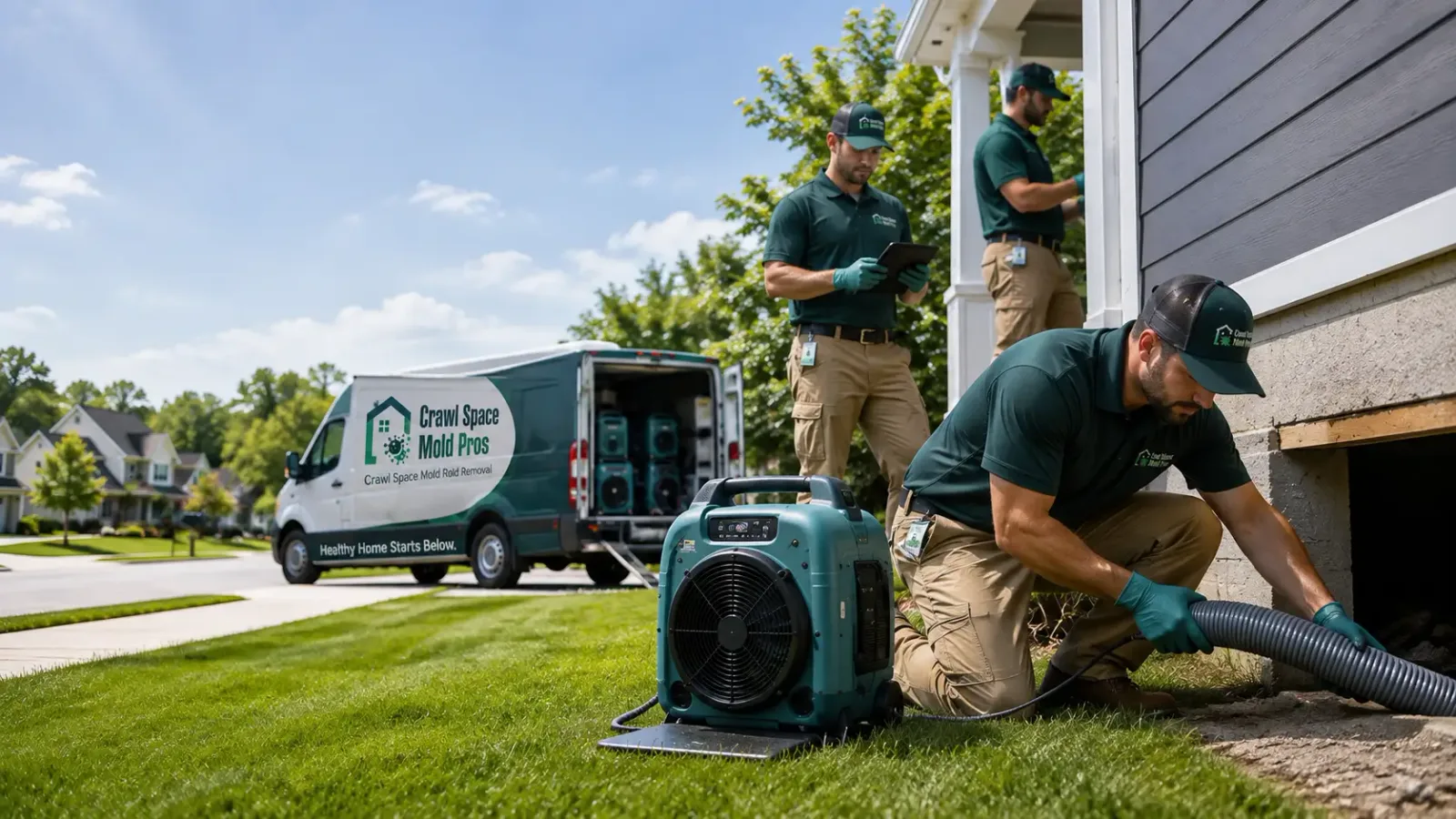 Crawl Space Mold Removal in Latham, NY